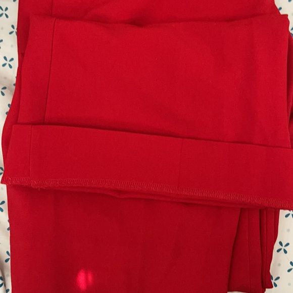 Banana Republic High Rise Flare Red Pants 1 left only - Picture 4 of 4